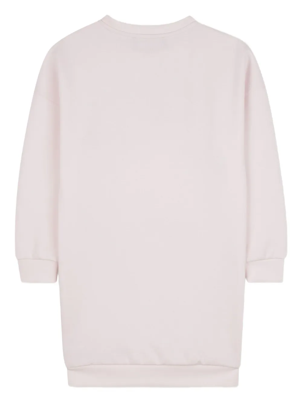 Платье-толстовка с графичным принтом KARL LAGERFELD KIDS, розовый — фото 2