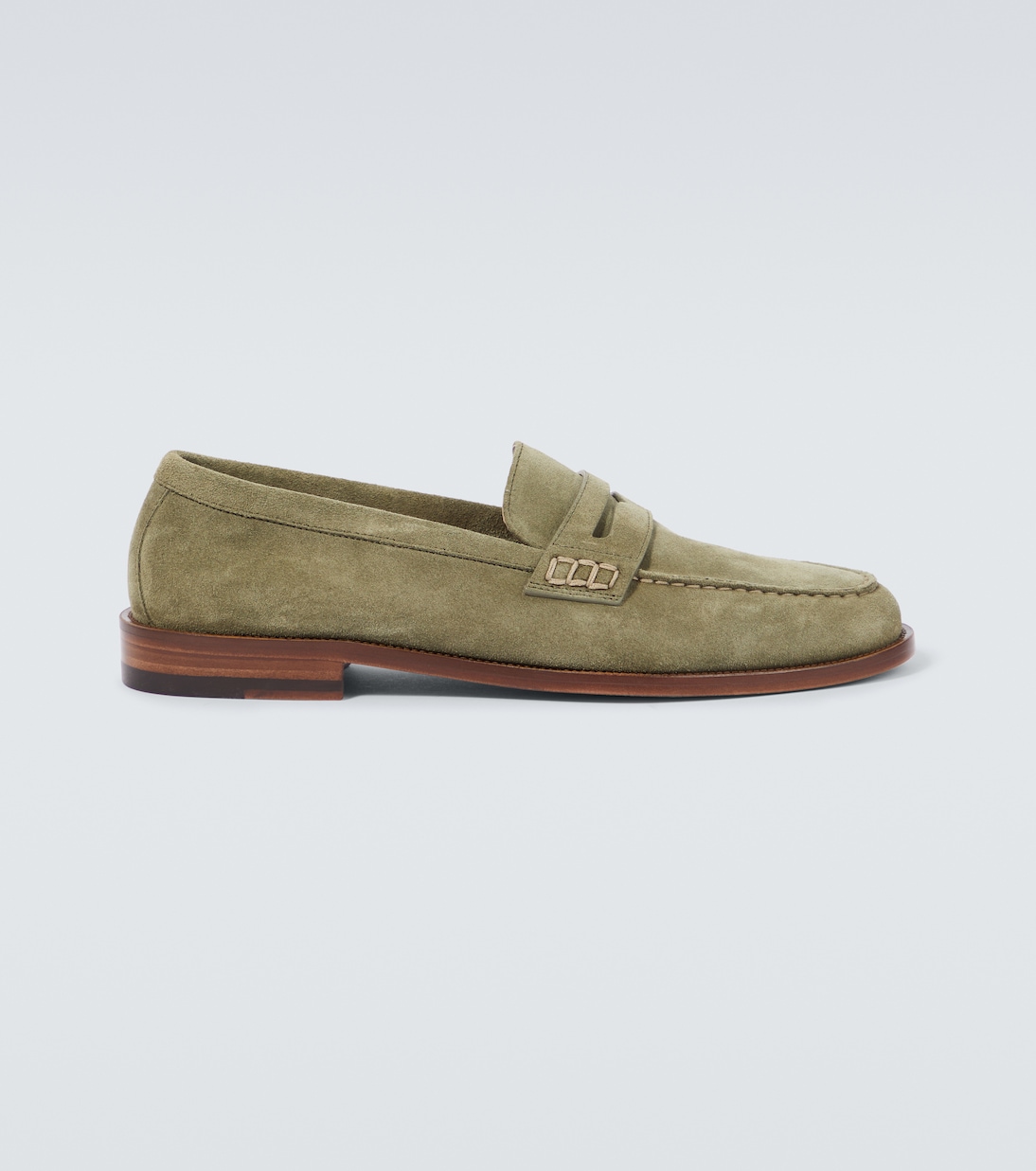 

Перри замшевые пенни-лоферы Manolo Blahnik, 3507 Dkha