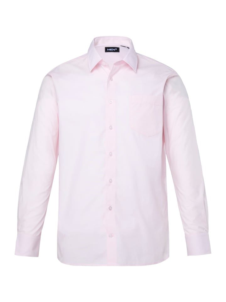 

Men Plus Рубашка цвета розы