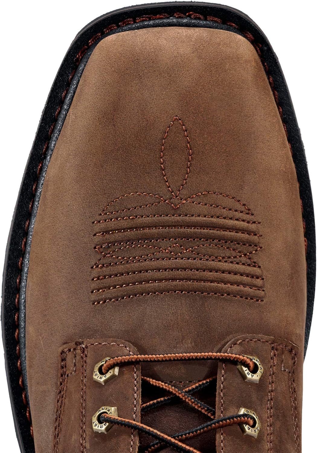 Мужские ботинки ARIAT Cascade 8 с широким квадратным носком, Alamo Brown — фото 4