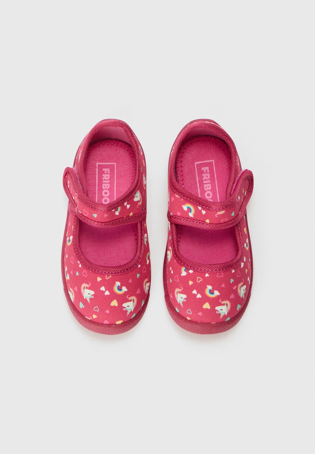 Детская обувь Ballet pumps Friboo, темно-красный — фото 4