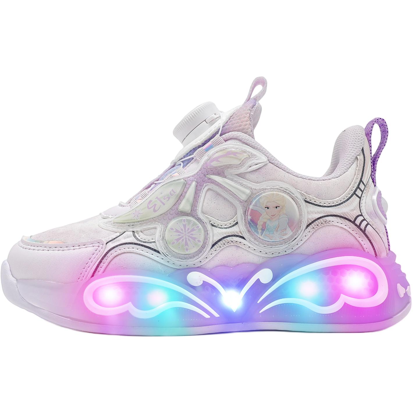 

Нескользящие, устойчивые к истиранию, водонепроницаемые, легкие, амортизирующие низкие кроссовки kids' Disney, Purple[Waterproof Leather Upper]