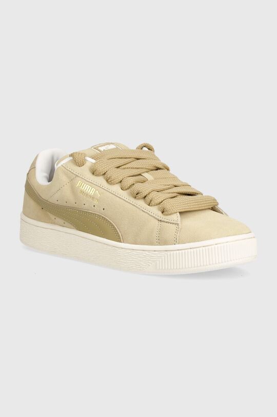 

Замшевые кожаные кроссовки Puma, бежевый