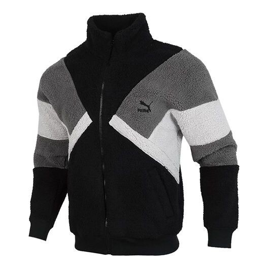 

Куртка retro block sherpa jacket black Puma, черный