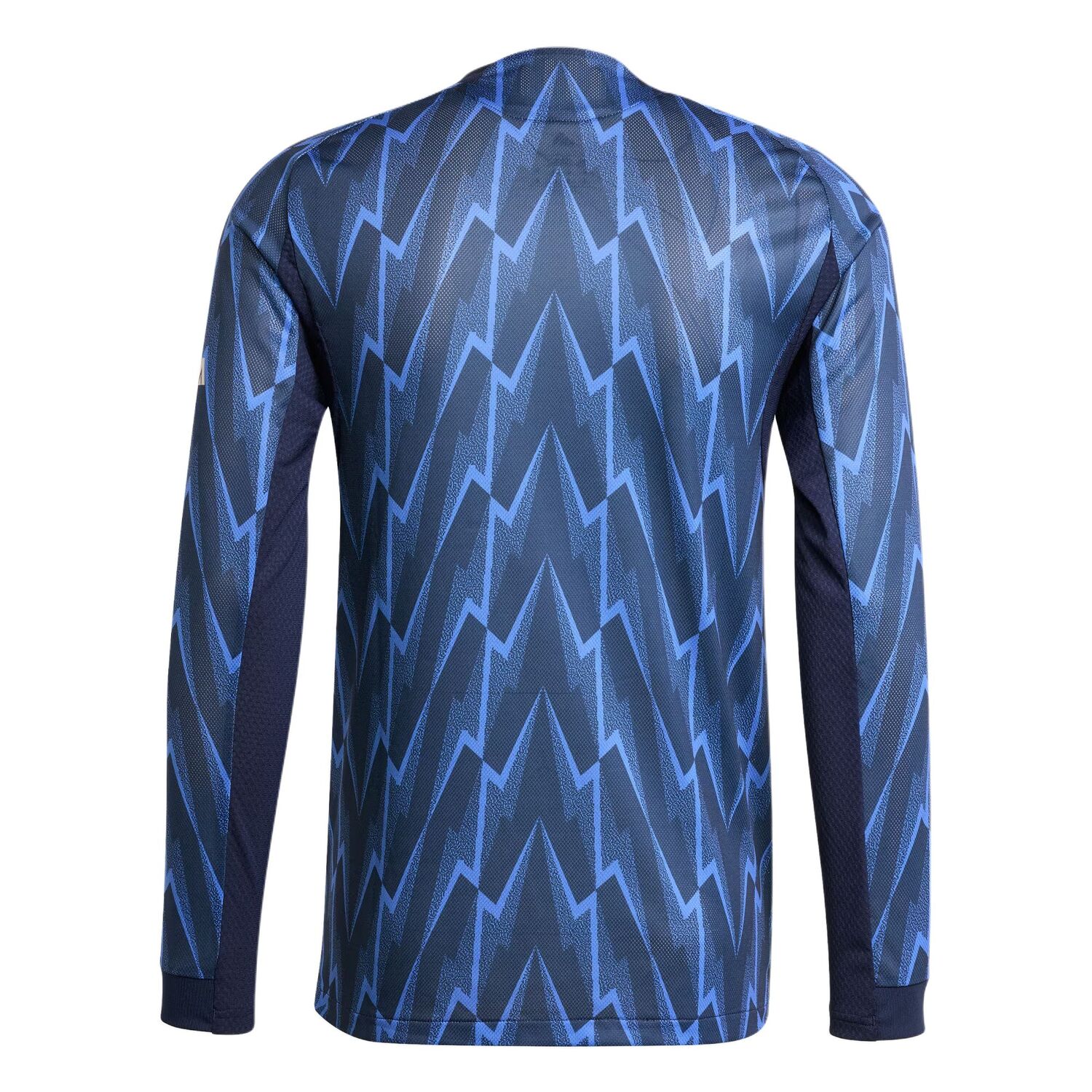 Футболка Arsenal 25/26 длинный рукав выездная аутентичная Adidas, темный индиго/темное серебро — фото 2