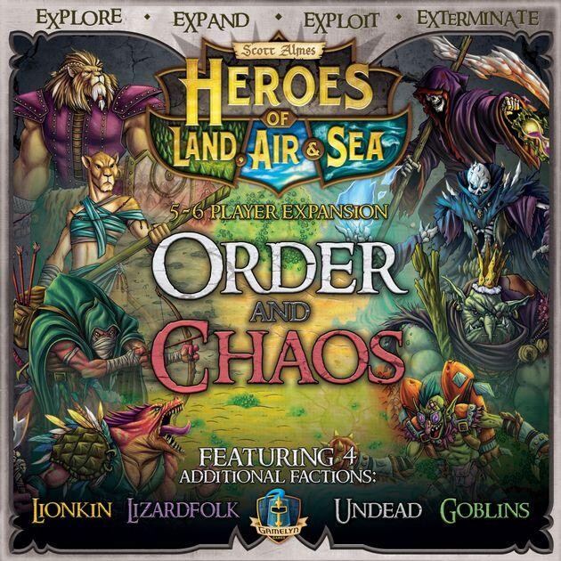 

Настольная игра Gamelyn Games Heroes of Land, Air & Sea: Order and Chaos Expansion