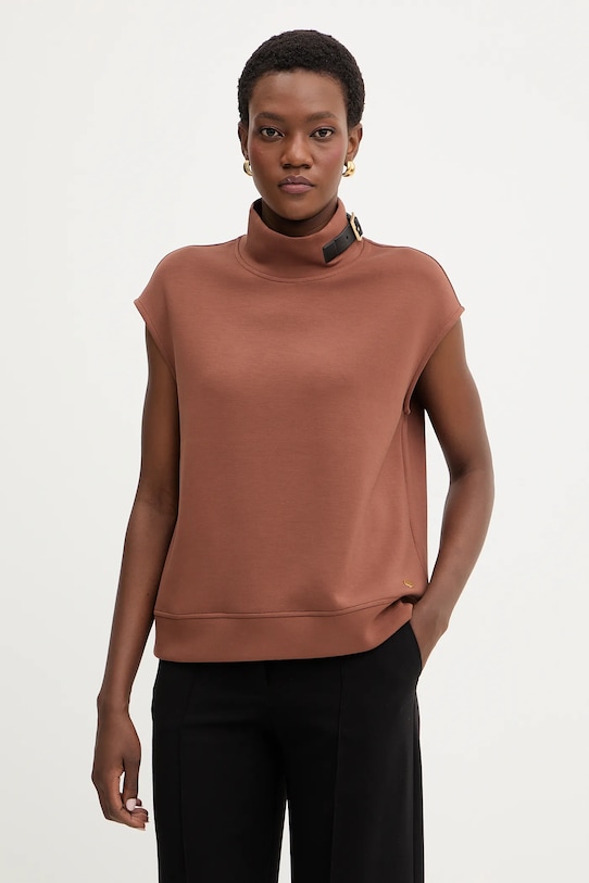 

Блуза Karl Lagerfeld, коричневый