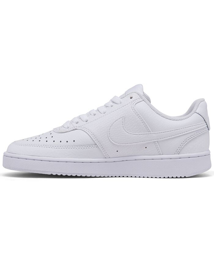 Женские повседневные низкие кроссовки Court Vision от Finish Line Nike, белый — фото 3