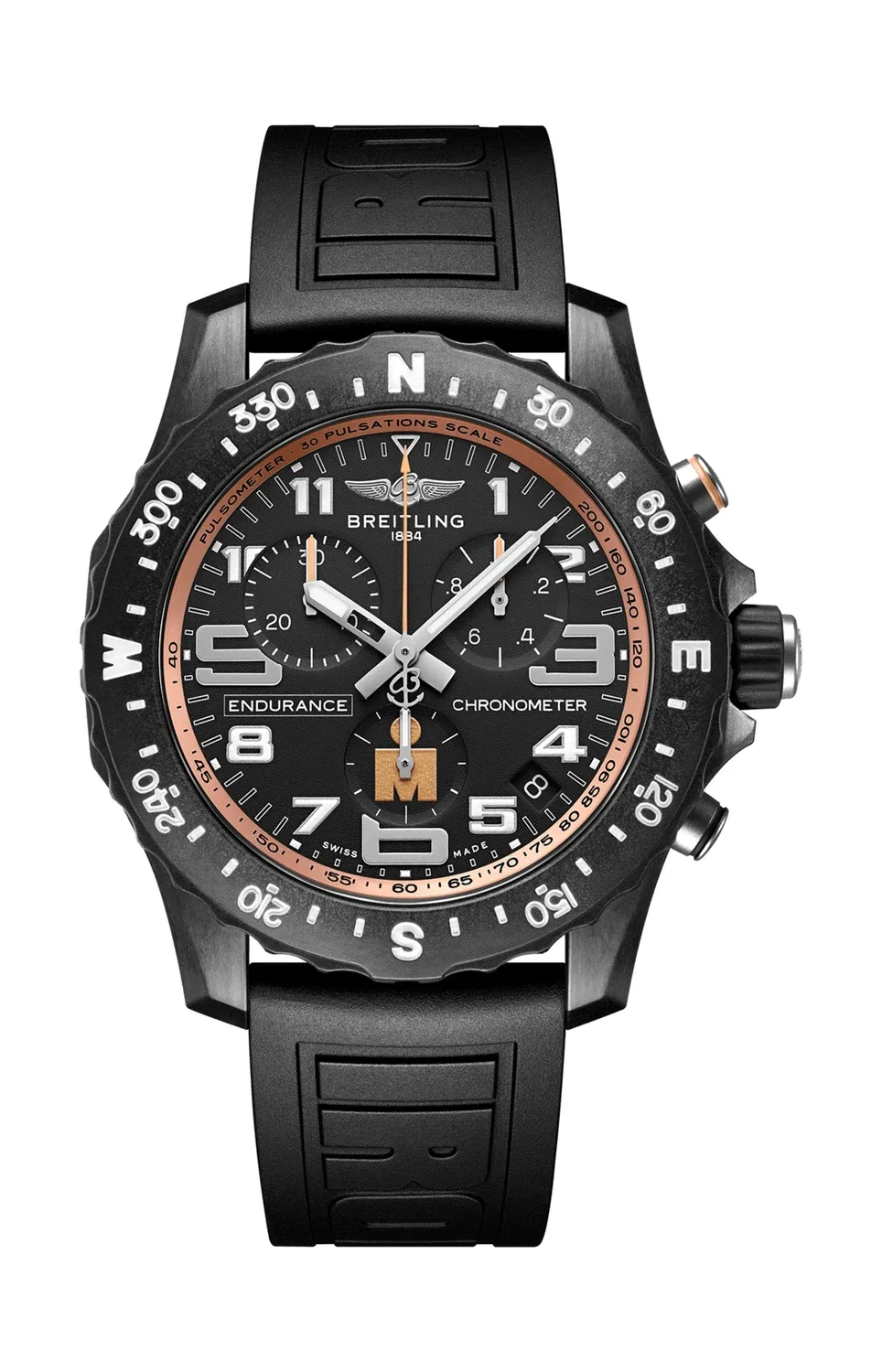 ENDURANCE PRO 44 IRONMAN FINISHER - X823101B1B1S1ENDURANCE PRO 44 IRONMAN ДЛЯ ФИНИШЕРОВ - X823101B1B1S1 BREITLING, черный