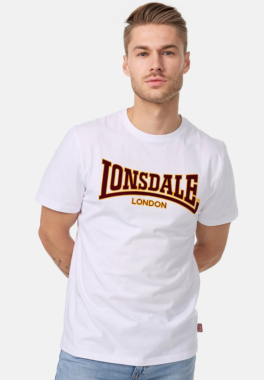 

Футболка с принтом Passform Classic Lonsdale, белый