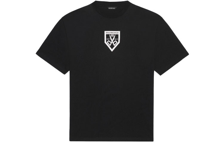 

Футболка Balenciaga Scissors Flatground, черный