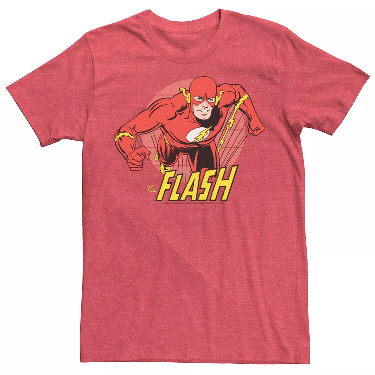

Мужская футболка с логотипом Flash Vintage Flash Licensed Character