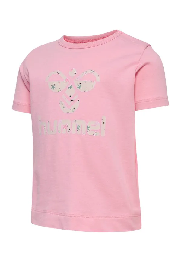 Футболка jocha ss с принтом Hummel, Candy Pink — фото 4