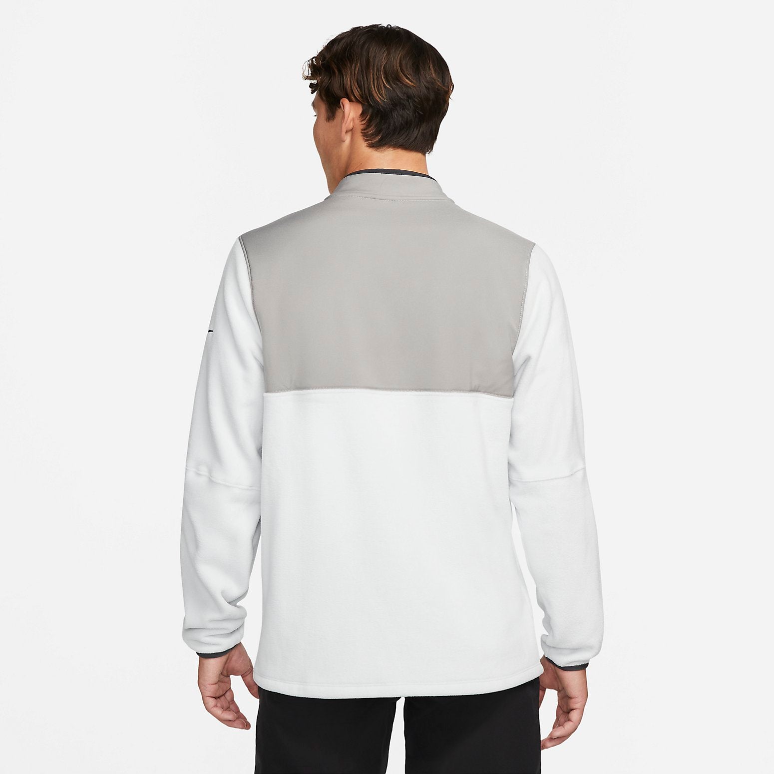 Спортивный топ Nike Therma-FIT Victory 1/2-Zip Golf Top 'White' DA2922-025, белый — фото 2