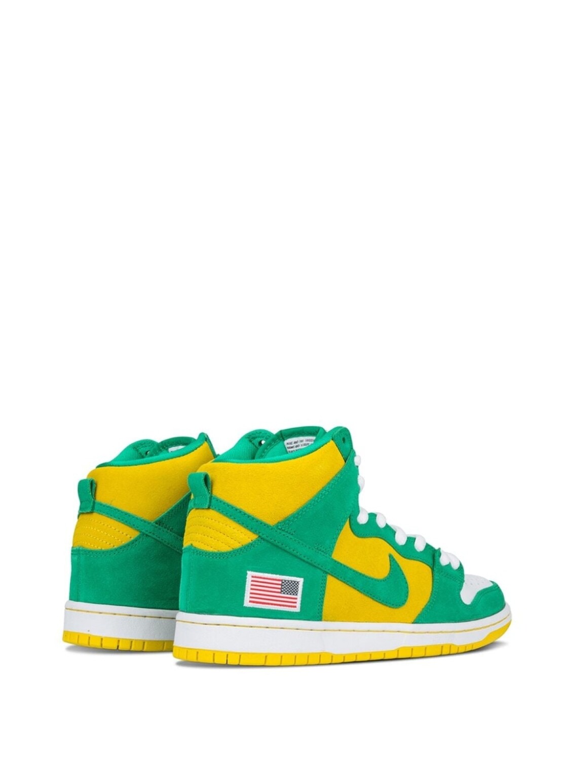 Nike высокие кеды Dunk High Pro SB, зеленый — фото 3