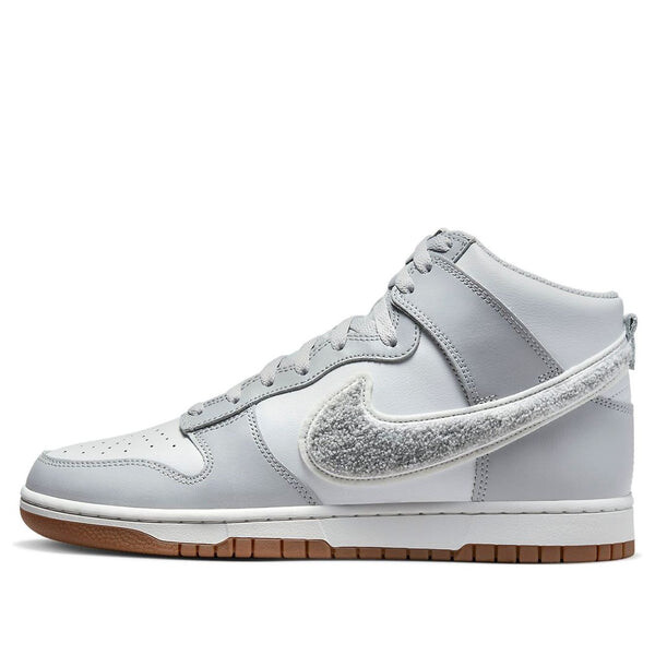 

Кроссовки данк высокие Nike, серый