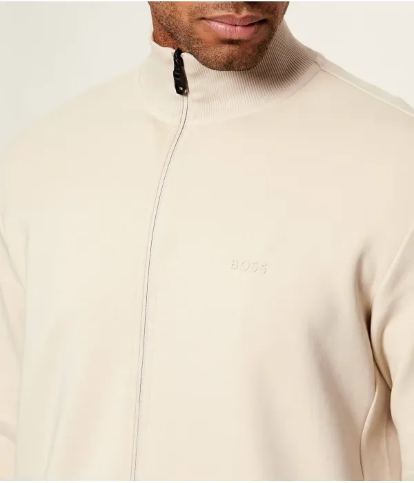 Толстовка Skaz regular fit Boss Green, бежевый — фото 4