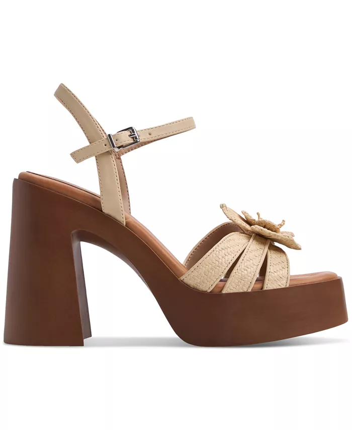 Женские сандалии Beachbloom на платформе, комплект из двух частей ALDO, коричневый/бежевый — фото 2