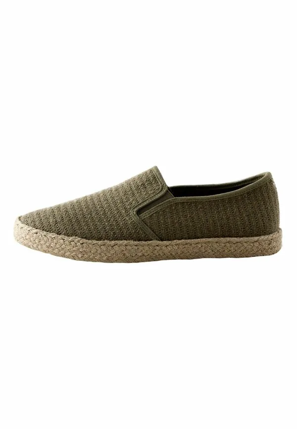 Текстурированные эспадрильи классического кроя Next, Khaki/Green