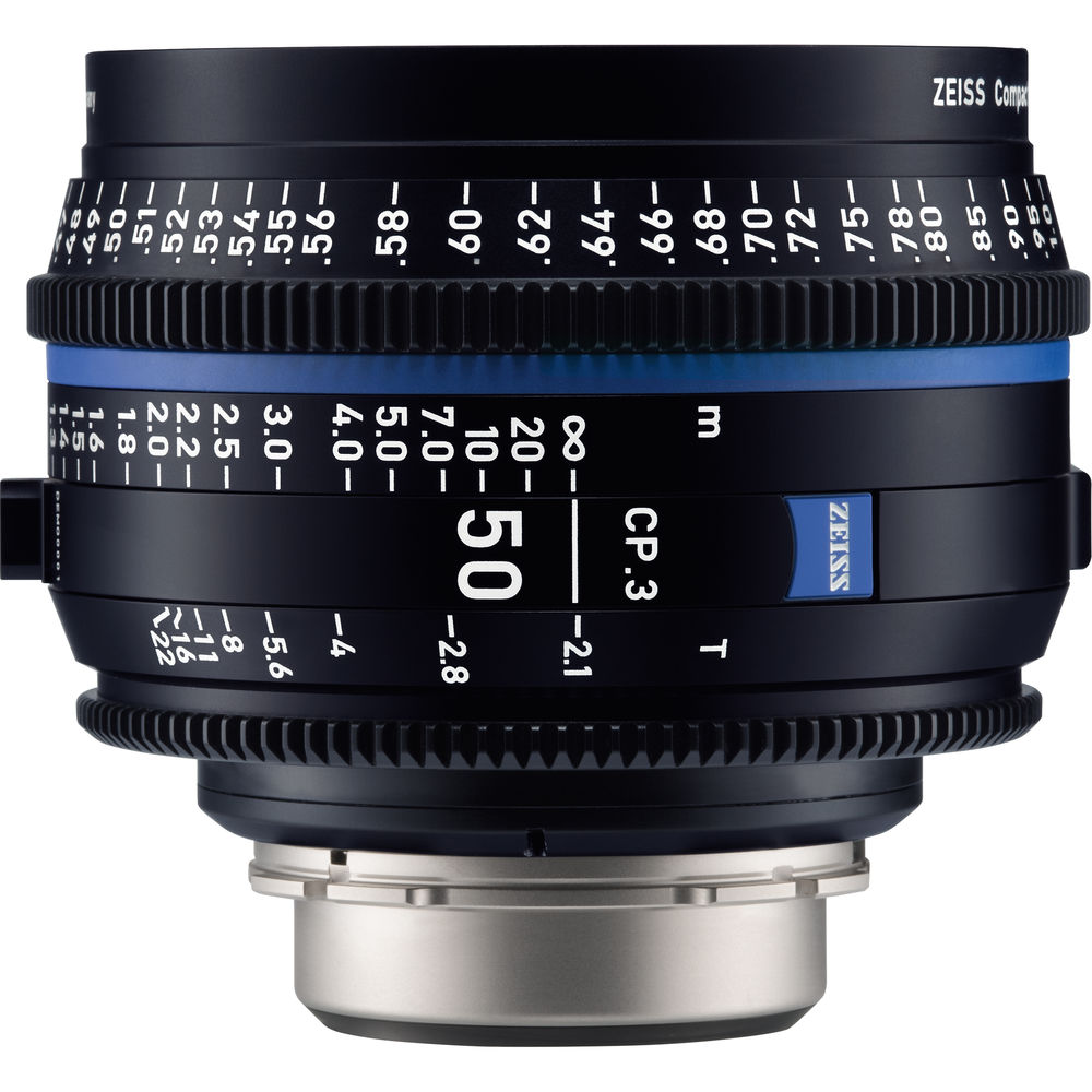

Компактный фиксированный объектив ZEISS CP.3 50 мм T2.1 (крепление Canon EF, ножки)