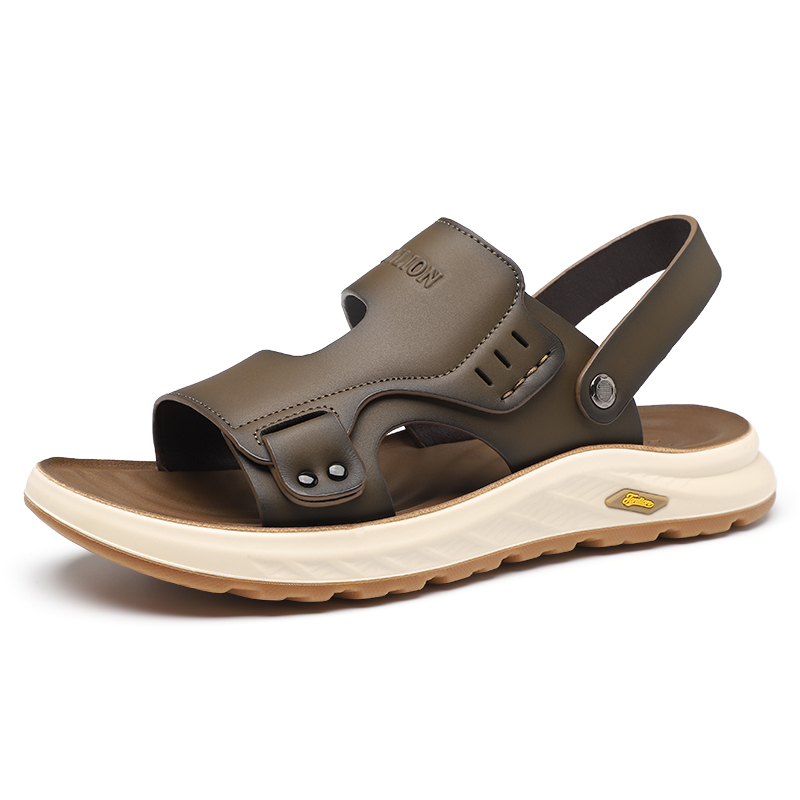 

Tonlion Пляжные сандалии мужские цвета хаки/черный