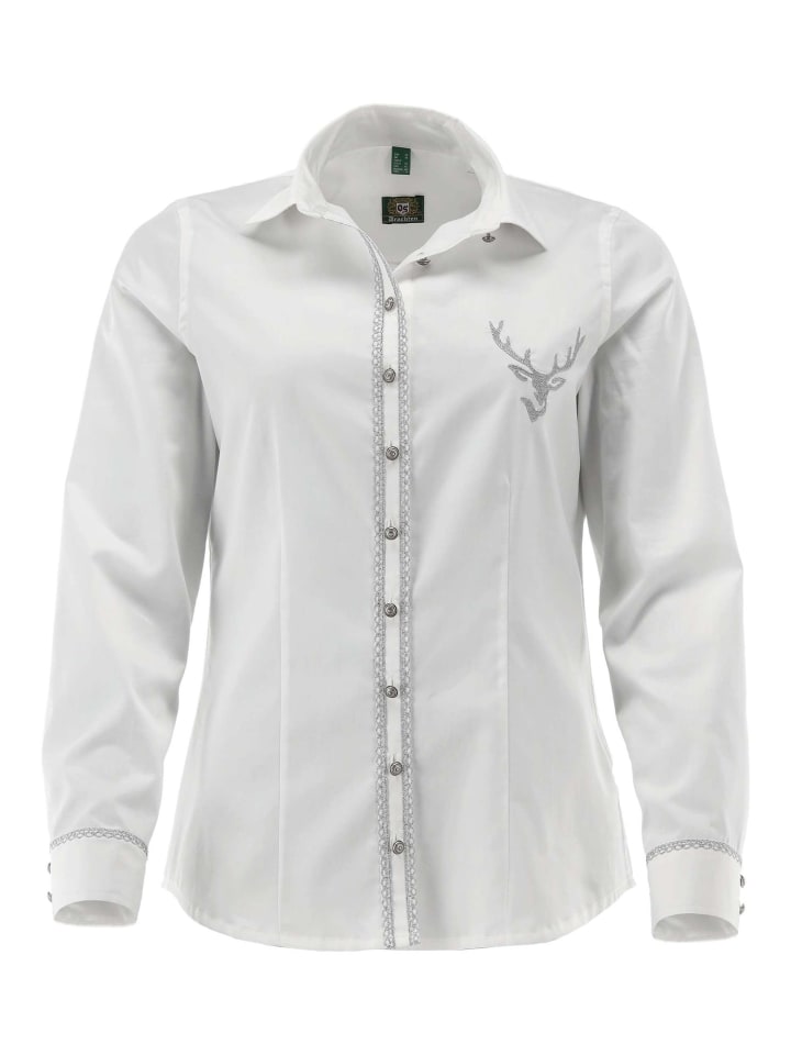 

Традиционная блузка Slidix белого цвета OS-Trachten