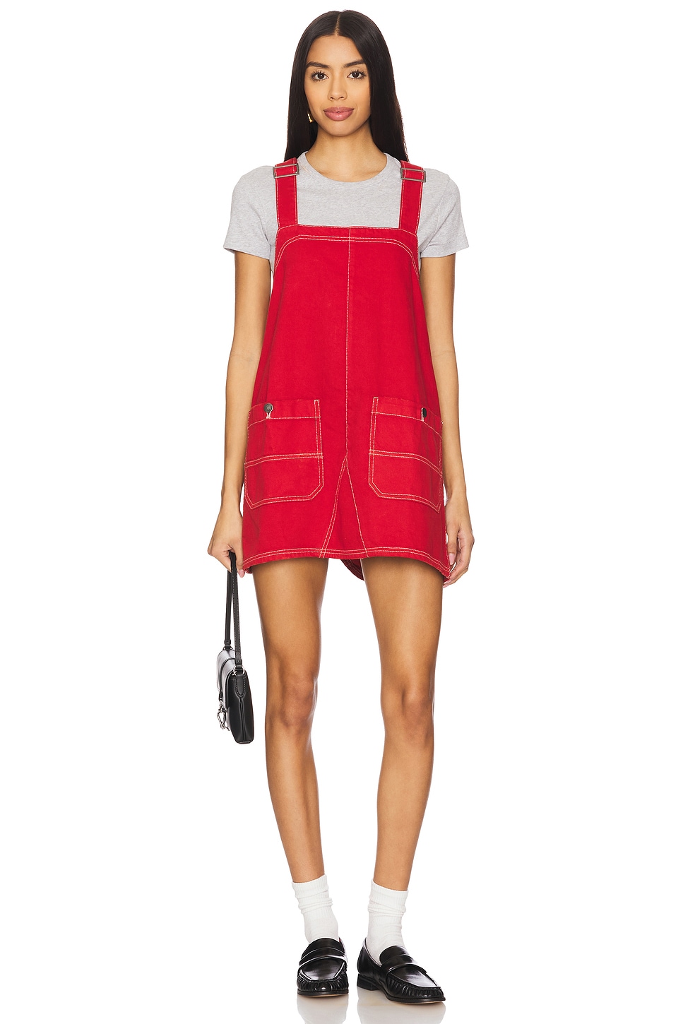 

Free People "X We the Free Overall Smock" мини-платье, heart eyes
