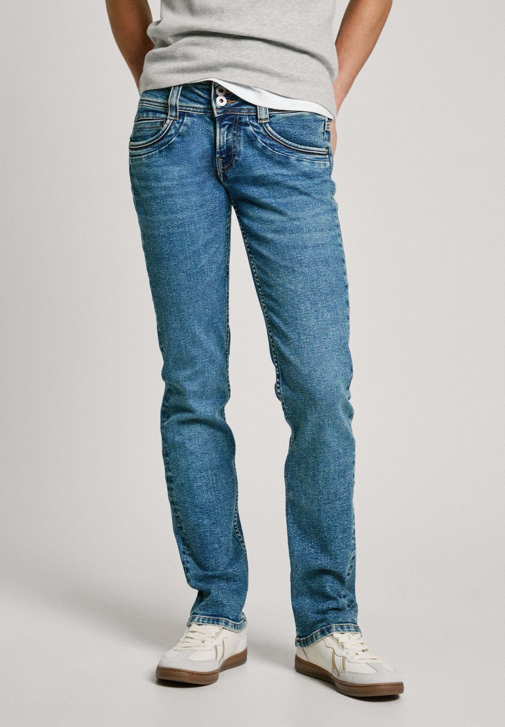 

Джинсы облегающего кроя GEN Pepe Jeans, цвет Medium Used Stone Wash