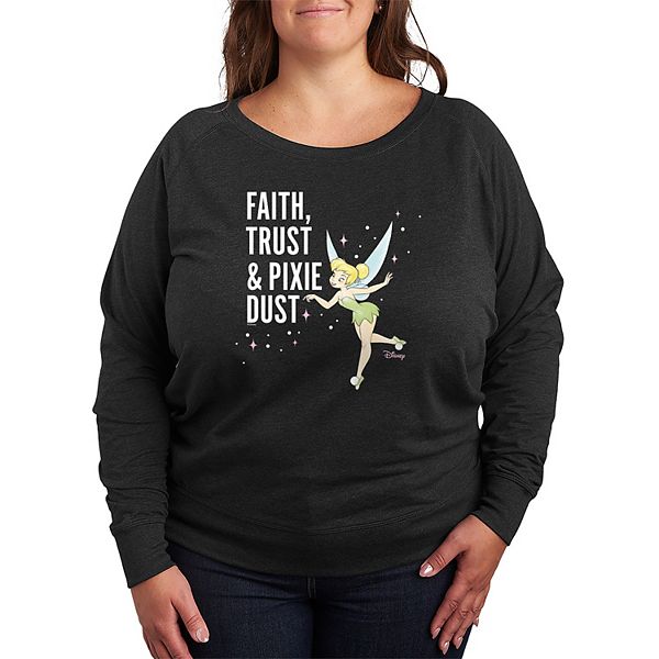 

Футболка с длинным рукавом French Terry S Tinker Bell Plus Size Faith, Trust, & Pixie Dust Disney, Heather Charcoal, Черный, Футболка с длинным рукавом French Terry S Tinker Bell Plus Size Faith, Trust, & Pixie Dust Disney, Heather Charcoal