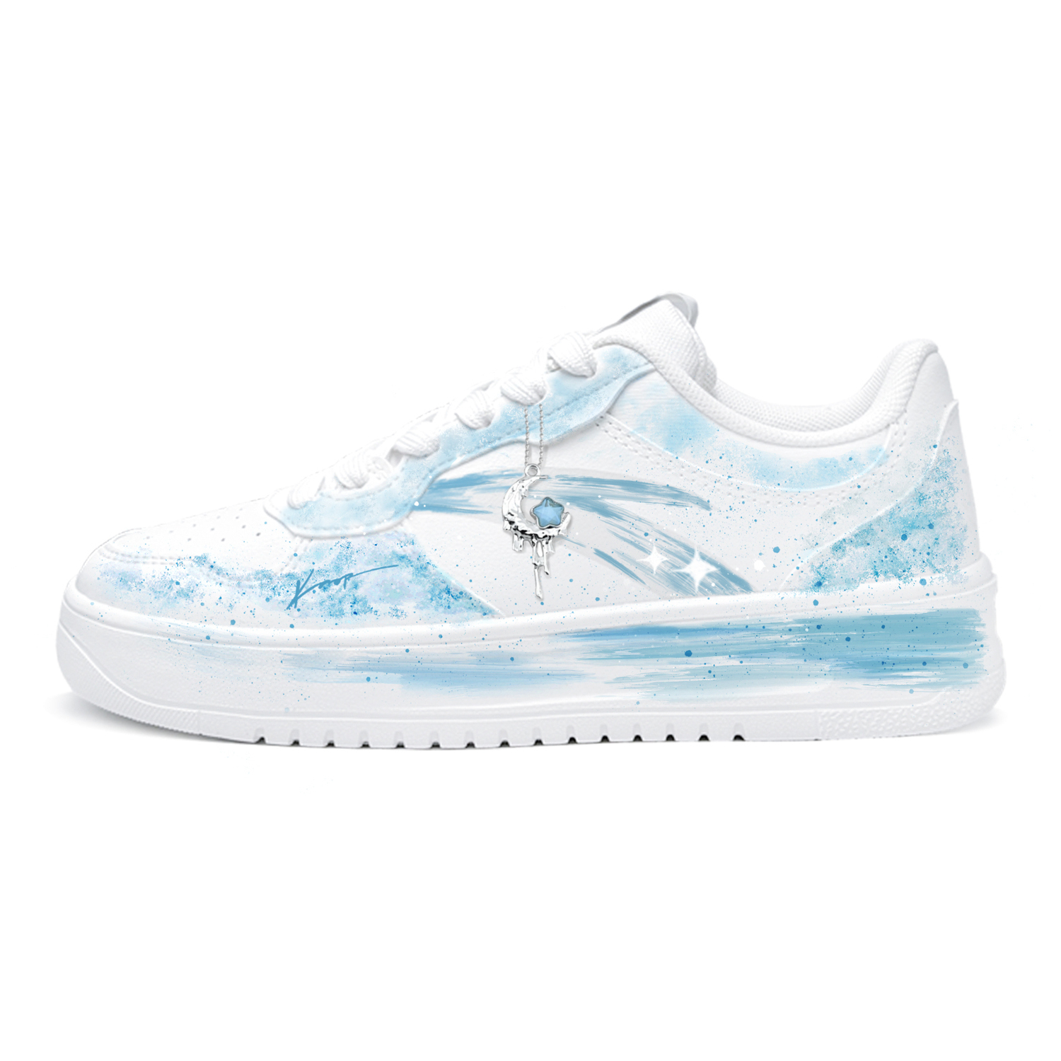 

ANTA Ash Blue Snow, First Culture V синтетические кожаные устойчивые к истиранию и скольжению низкие кроссовки для скейтбординга унисекс