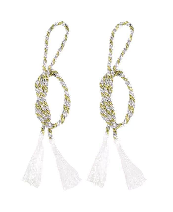 

Веревочные подхваты для внутренних и наружных штор — золото — набор из 2 шт Sunnydaze Decor, золото