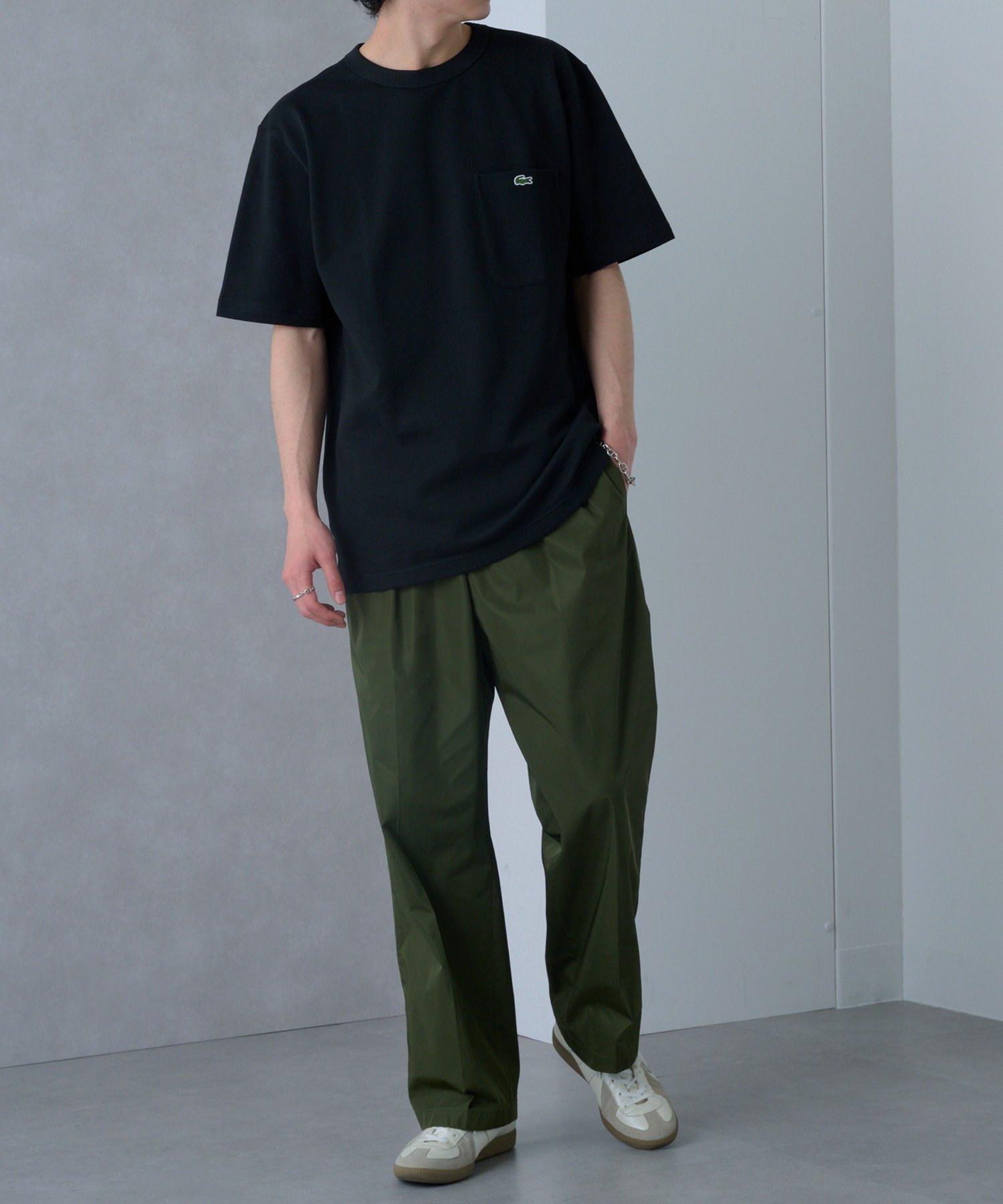 Футболка Lacoste Pique TH4921-99, черная — фото 3
