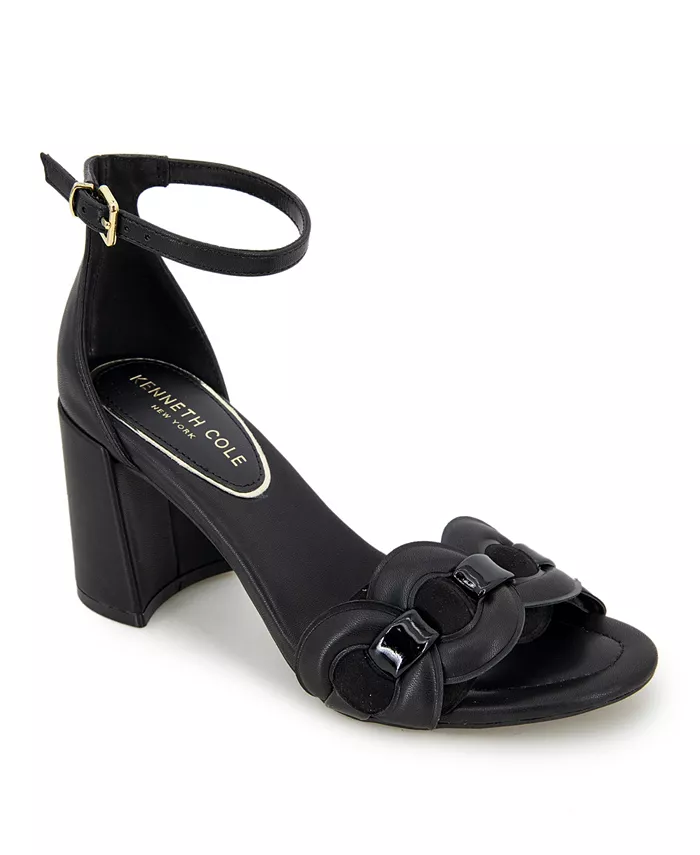 Женские сандалии Luisa на блочном каблуке с плетением Kenneth Cole New York, черный