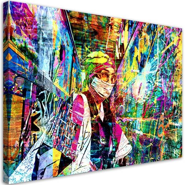 

Картина арт-принт KUNSTLOFT Urban Awakening in Color 5, сиреневый