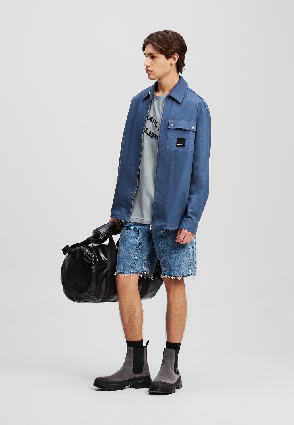 

Легкая куртка KARL LAGERFELD JEANS, темно-синий