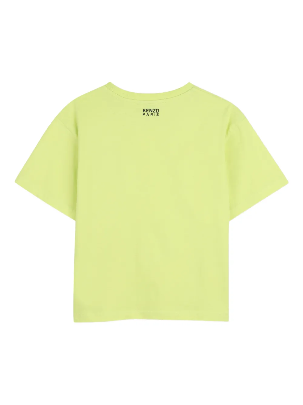 Футболка с нашивкой Kenzo Kids, зеленый — фото 2