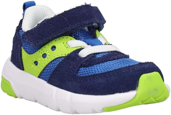 Детские кроссовки Saucony Jazz Lite 2.0 Lx (унисекс), синий/зеленый — фото 2