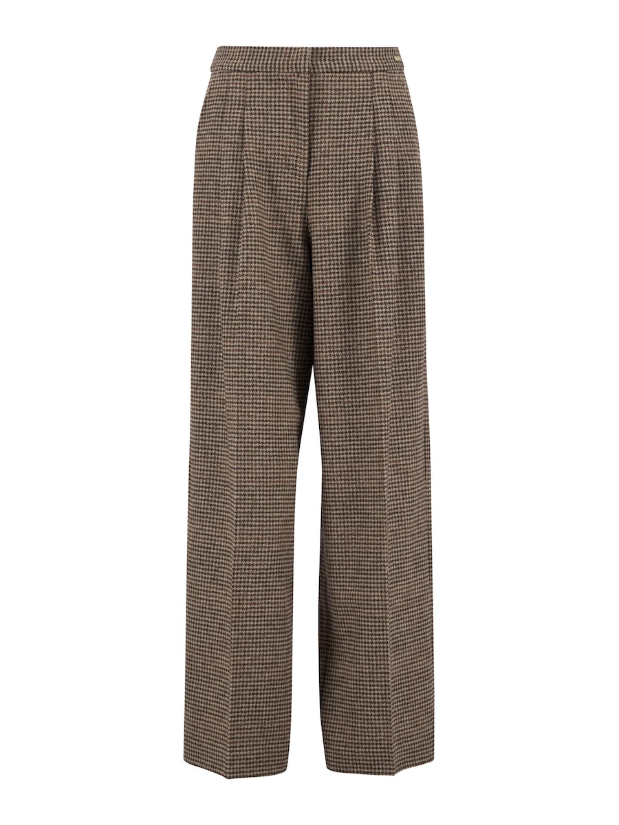 

Широкие брюки со складками Barbour Sophia, коричневый/темно-коричневый