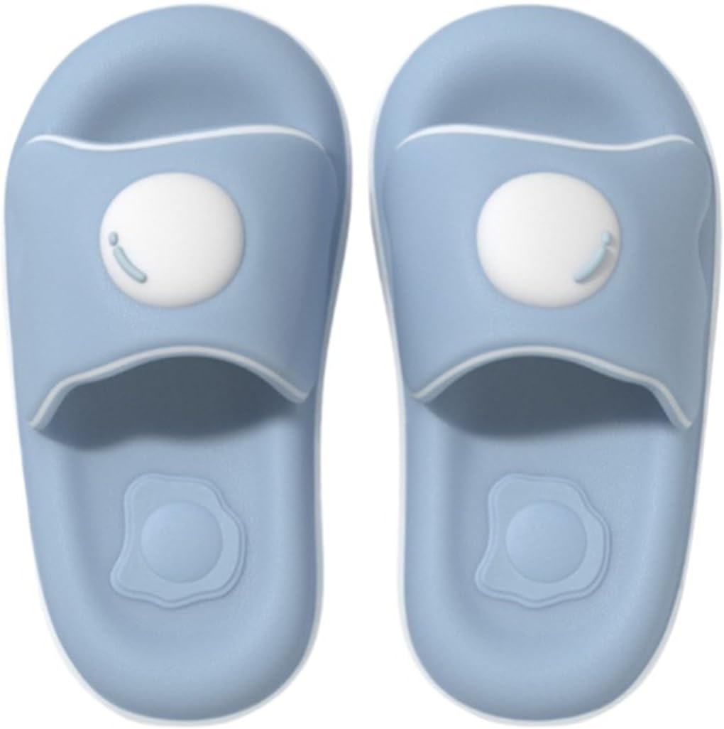 

Тапочки «Жареное яйцо», оригинальные тапочки с яйцом для мужчин и женщин, летние домашние, для ванной и пляжа, с толстой подошвой, нескользящие, быстро сохнущие Generic, белый