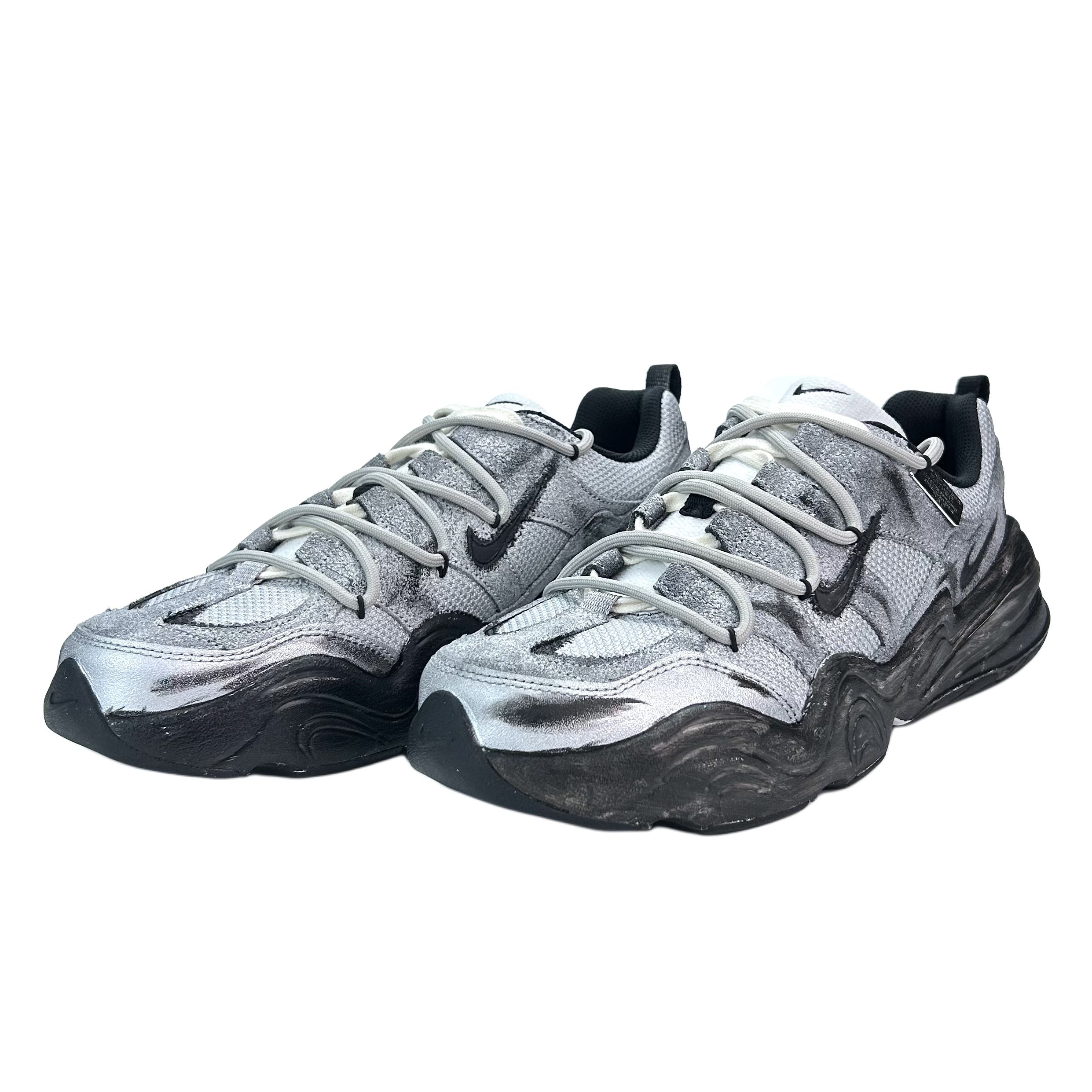 Nike Tech Hera Mist Island Silver Moon Akasagarbha Bodhisattva Premium Niche Deconstruction низкие кеды мужские — фото 4
