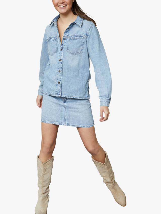 

Комплект Odia из денима: топ и юбка Sisters Point, Mid Blue