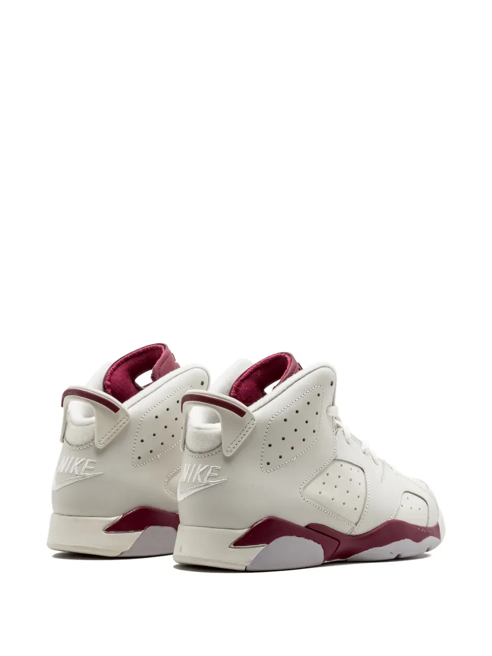 Кроссовки Air Jordan 6 Retro "Maroon" Hightop Jordan Kids, нейтральный — фото 3