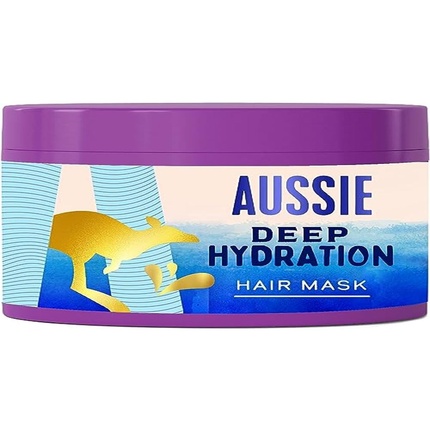 

Aussie Deep Hydration Vegan Mask Интенсивное увлажнение для очень сухих, густых и вьющихся волос с маслом авокадо, жожоба и макадамии 450 мл