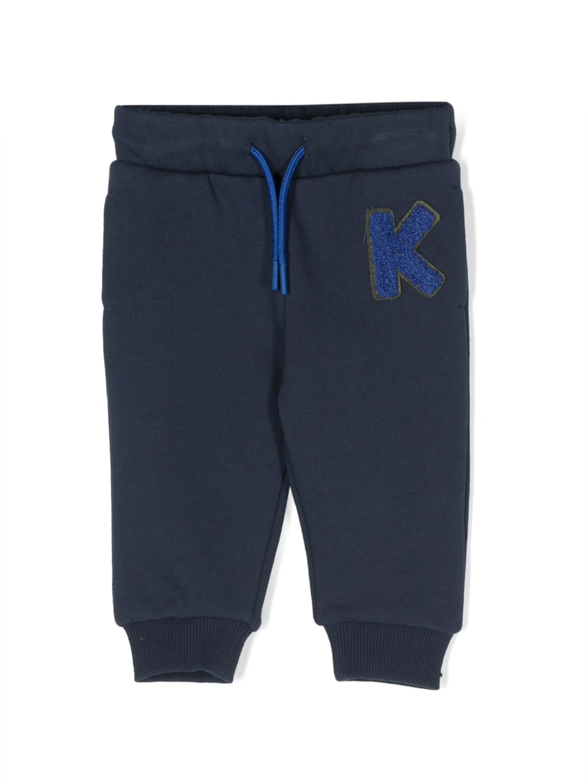 

Легинсы с вышитым логотипом Kenzo Kids, синий