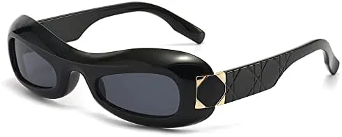 

Солнцезащитные очки Lady White Small Round для женщин, винтажные модные солнцезащитные очки для мужчин в стиле хип-хоп, с полосками на дужках. 2027 год MTZJH, C1