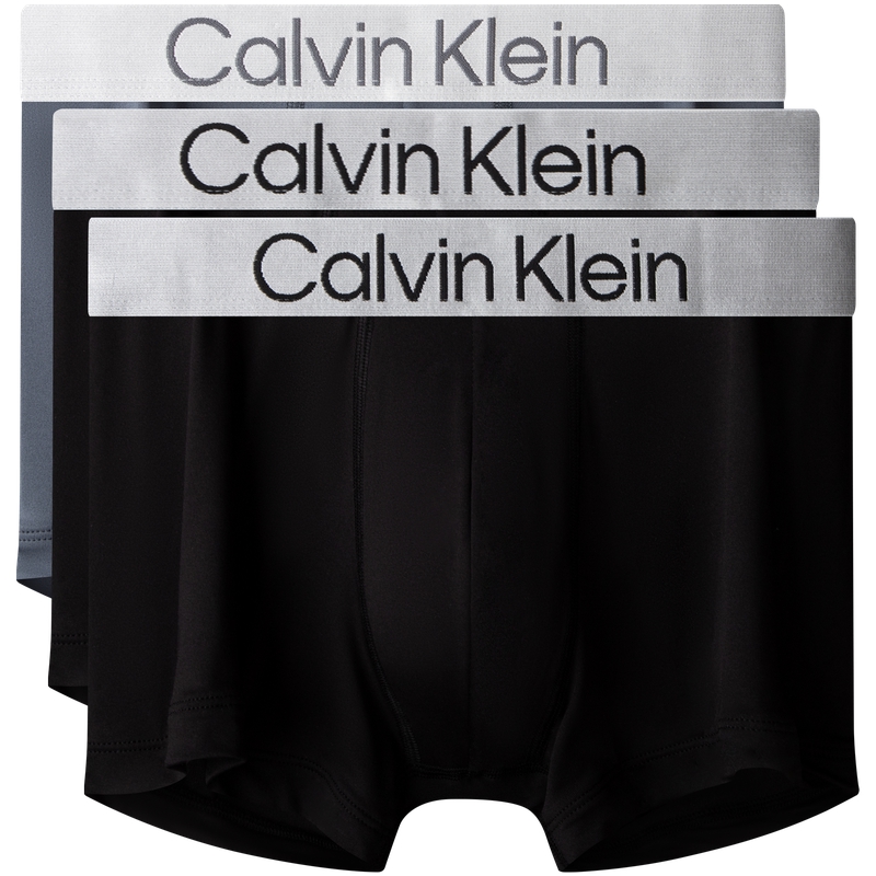 

Мужские трусы 3 штуки Calvin Klein, черный/серый
