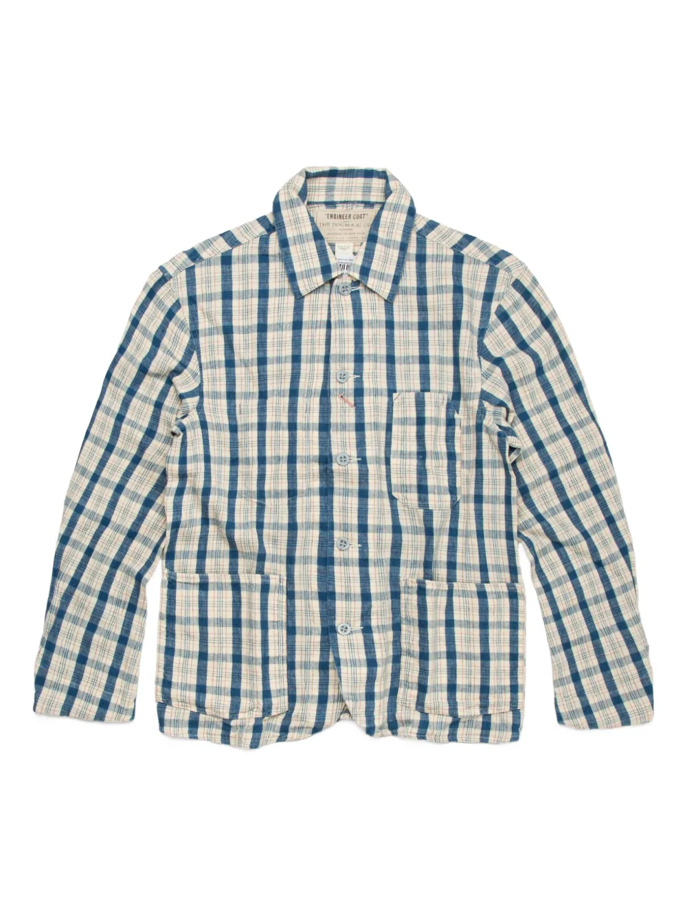 

Клетчатая куртка-рубашка Ralph Lauren RRL, синий