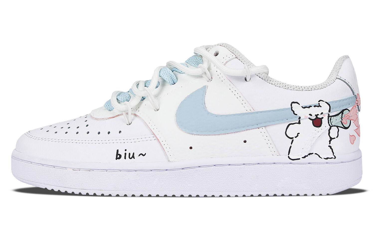 Женские кроссовки для скейтбординга Nike Court Vision 1, White