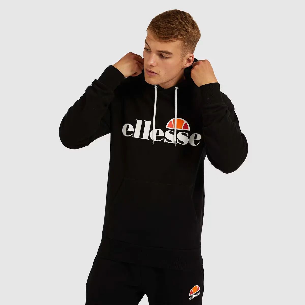 

Мужская толстовка с капюшоном Gottero Oh ellesse Ellesse, черный
