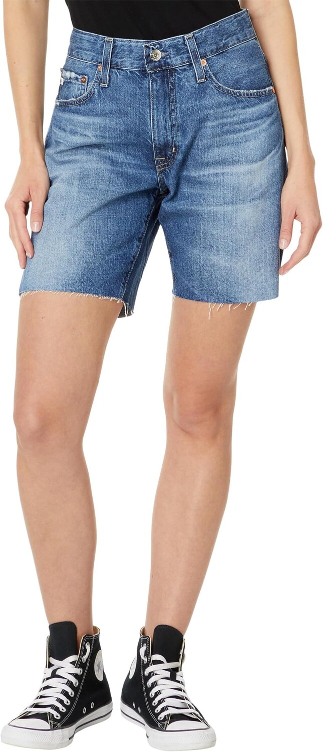 

Шорты AG Jeans Ex-Boyfriend High Rise Slouchy Short in 15 Years Restart, цвет 15 Years Restart